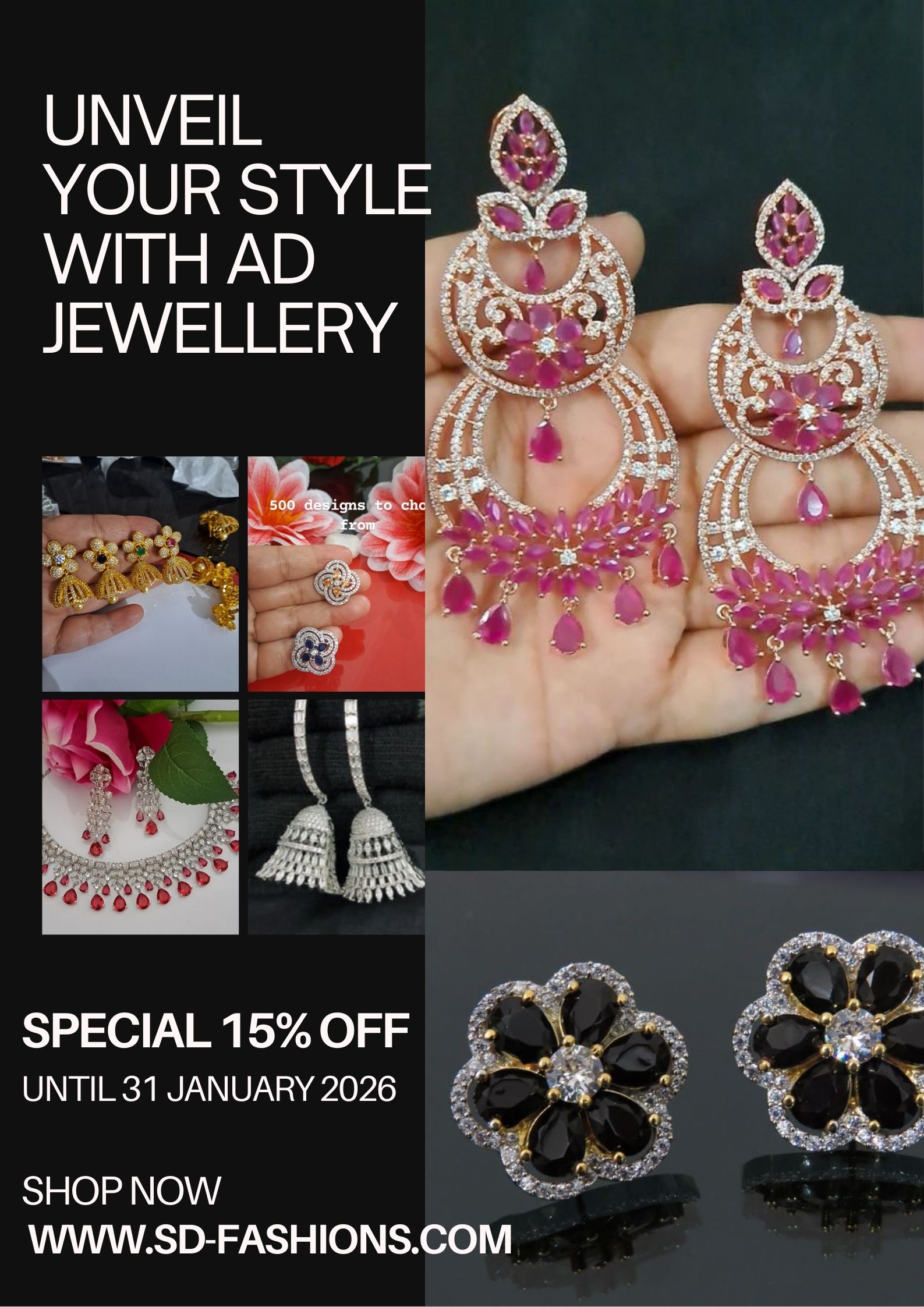 Ultimate American Diamond Jewellery Guide 2025- Styles, Plating, and Uses