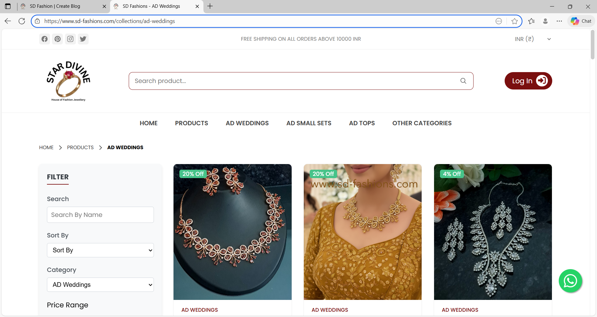 wholesale cz jewellery suppliers India