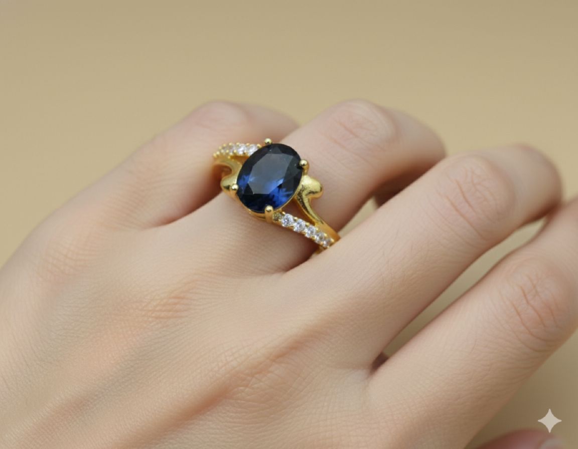 Single stone AD Ring for Women