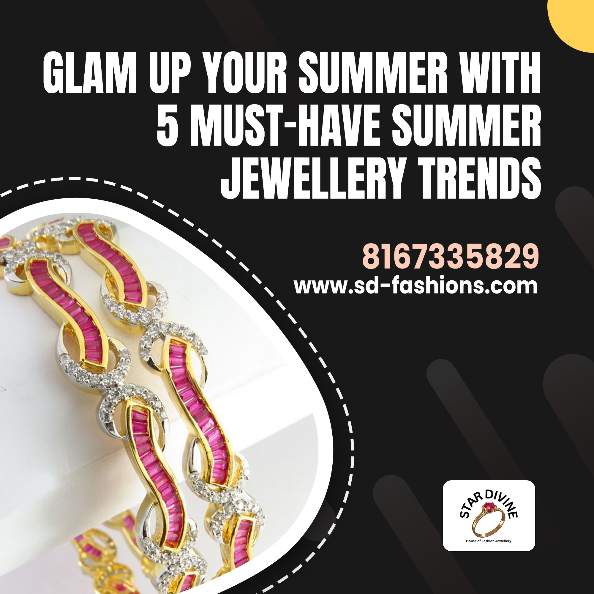 Glam up Your Summer with 5 Must-have Summer Jewellery Trends