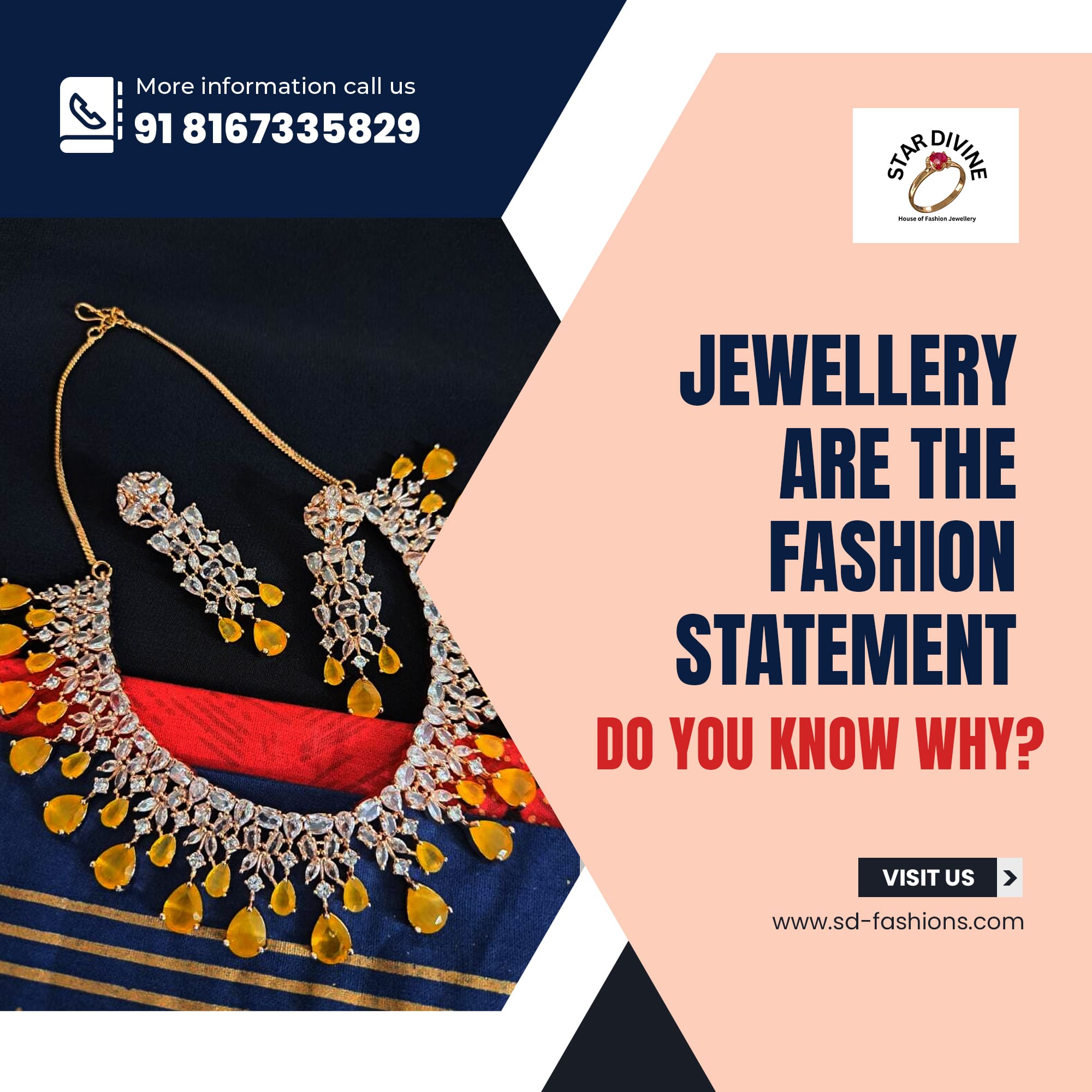 Jewellery Are the Fashion Statement: Do You Know Why?